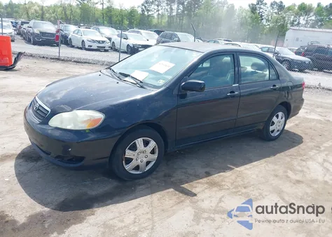 2005 Toyota Corolla Le z USA, uszkodzony, nr VIN 2T1BR32E35C454426